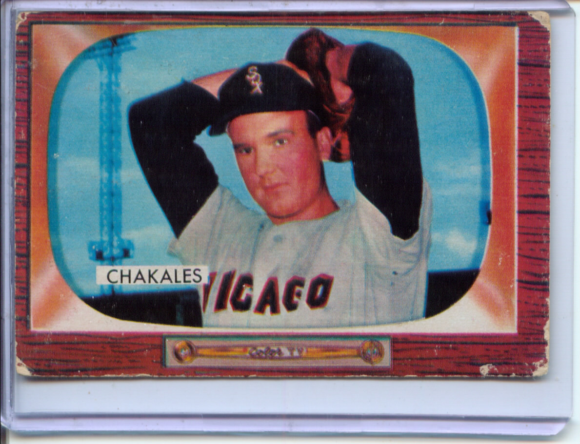 1955 Bowman     148     Bob Chakales